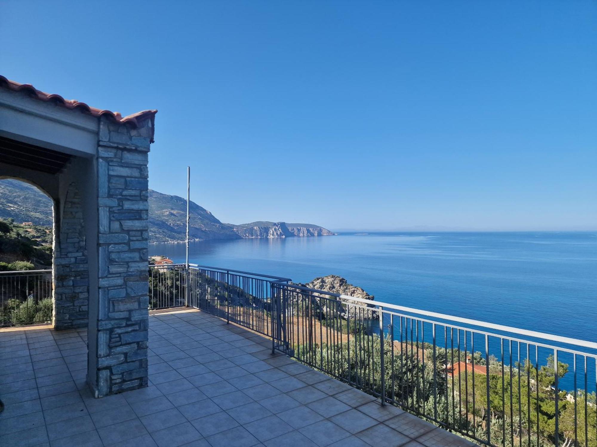 Villa Aegean Balcony Akhladherí Exterior foto