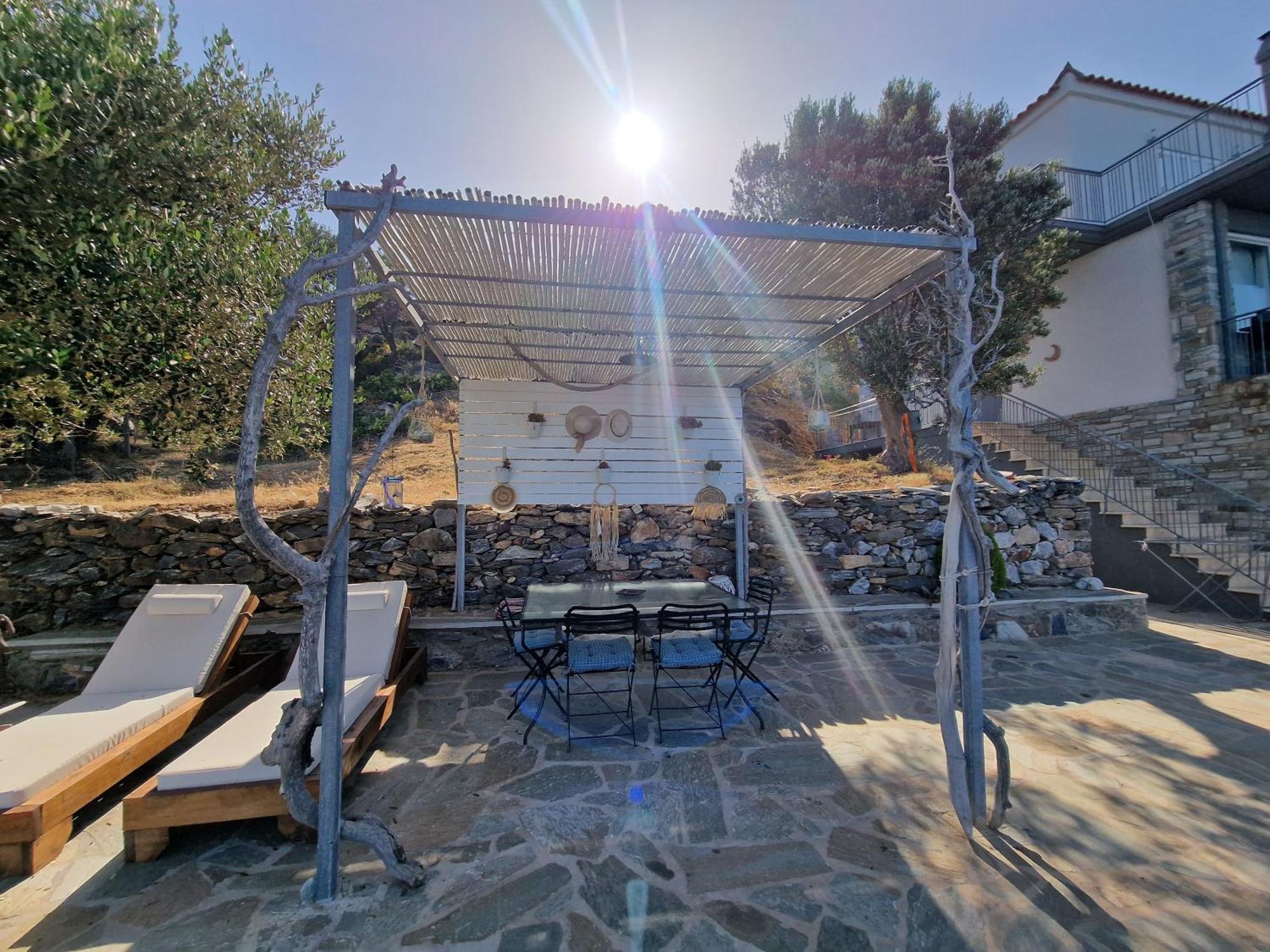 Villa Aegean Balcony Akhladherí Exterior foto