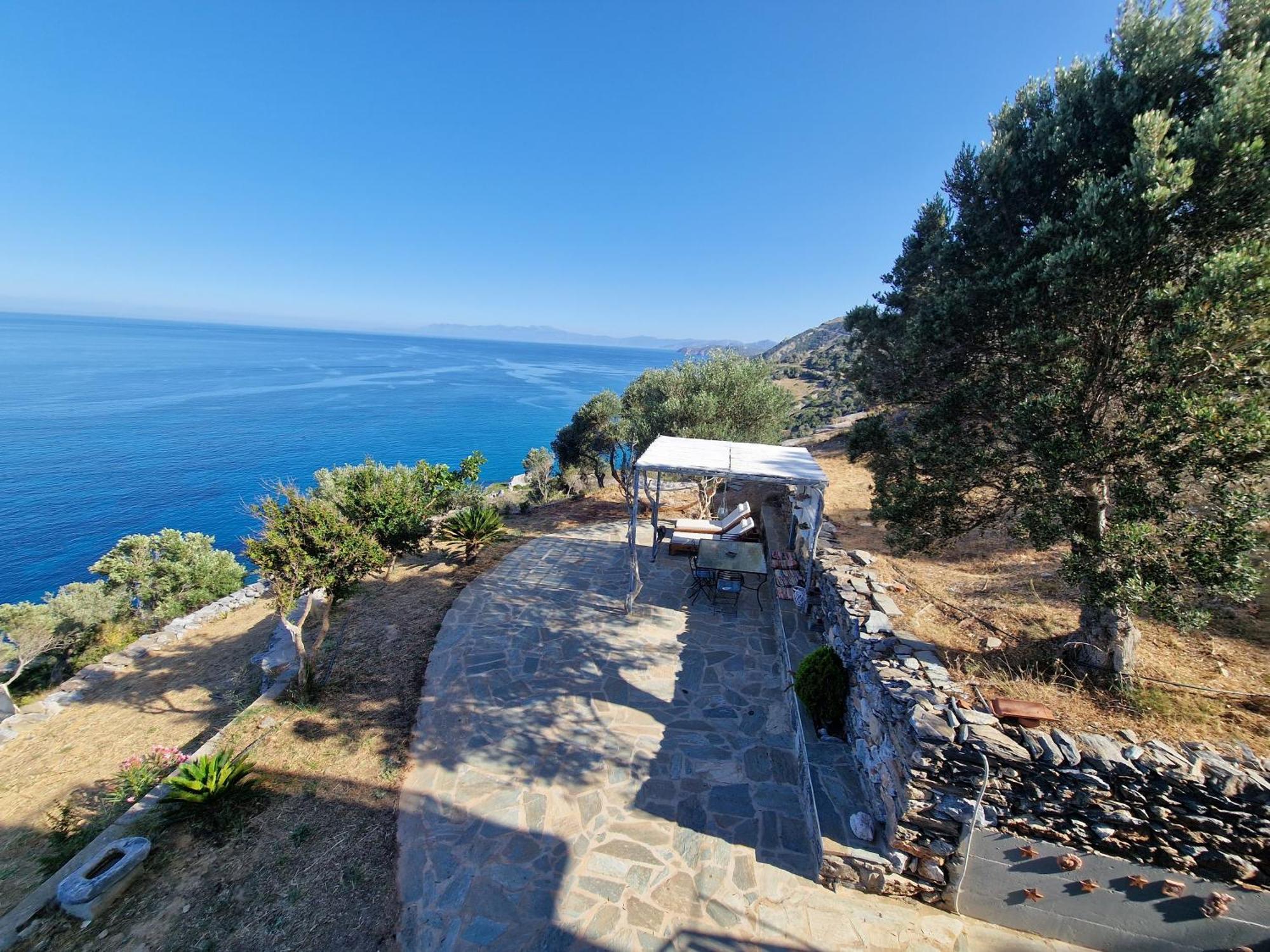 Villa Aegean Balcony Akhladherí Exterior foto